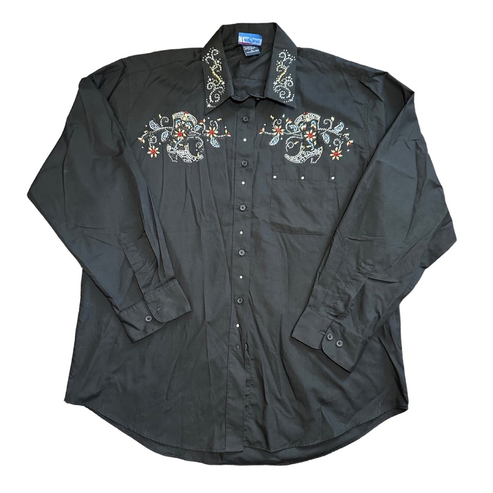 Black Pony Club Button Up